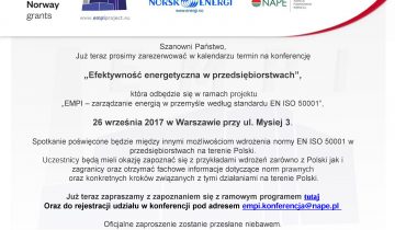 konferencja EMPI 26 wrzesnia warszawa